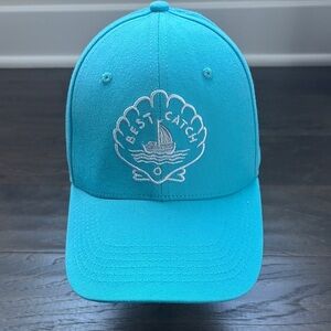 Best Catch Cap/Hat,embroidered seashell,sailboat,water,fishing,summer,nautical